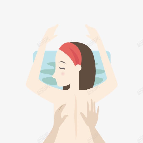 推拿按摩人物背部png免抠素材_新图网 https://ixintu.com png图库 png图片 人物按摩 免费png下载 养生元素 桑拿女 理疗 背部按摩 趴着 高清png