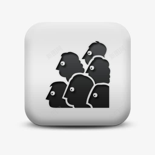 磨砂白广场图标人东西人观众人png_新图网 https://ixintu.com audience icon matte people square things white 东西 人 图标 广场 白 磨砂 观众