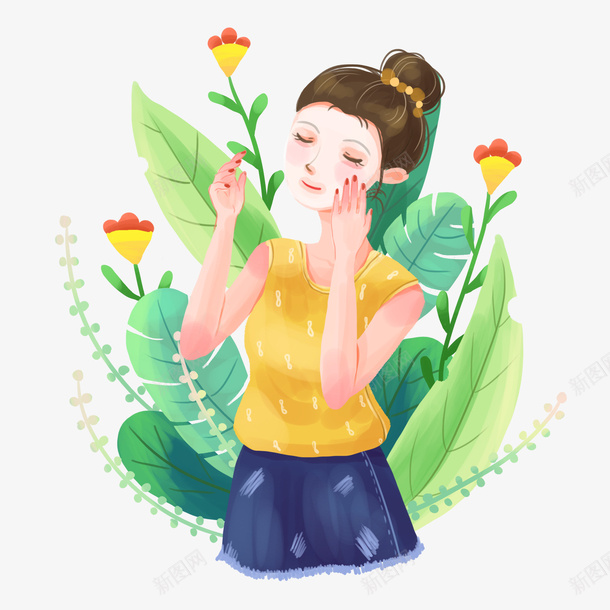 每天起来美美哒png免抠素材_新图网 https://ixintu.com 元素 免扣 素材 艺术