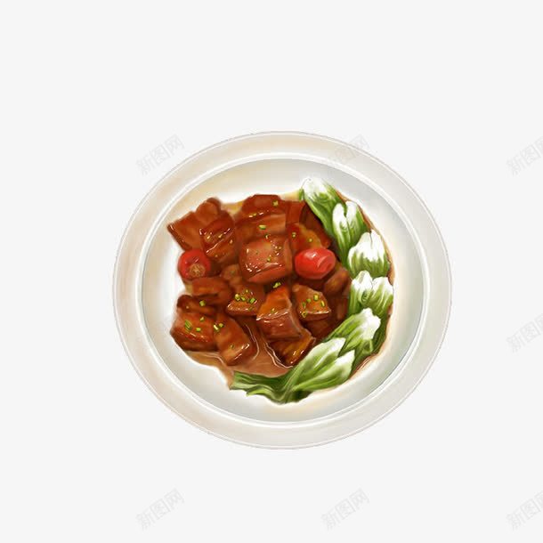 中国风美食餐饮好吃的手绘红烧肉png免抠素材_新图网 https://ixintu.com 一篮鸡蛋 中国 中国风美食餐饮好吃的手绘红烧肉PNG免费下载 传统 垂涎欲滴 手绘红烧肉 美食 色泽诱人
