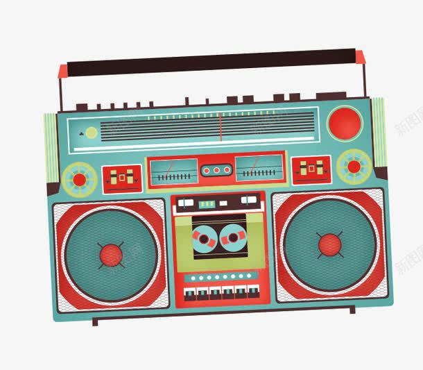 录音机png免抠素材_新图网 https://ixintu.com 卡通录音机 录音机 收音机