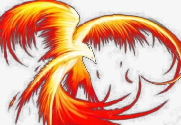 赤炎火鸟png免抠素材_新图网 https://ixintu.com 凤凰 创意 抽象 火 火星 火焰 火花 烈火 烈焰 飞鸟