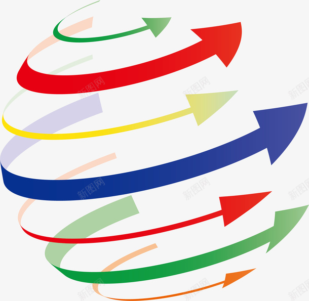 旋转的拉伸方向箭头矢量图ai免抠素材_新图网 https://ixintu.com 上升 上升箭头 上市 企业 左右箭头 彩色 拉伸方向箭头 拉伸箭头 指标 旋转 旋转箭头 矢量图 箭头 财富