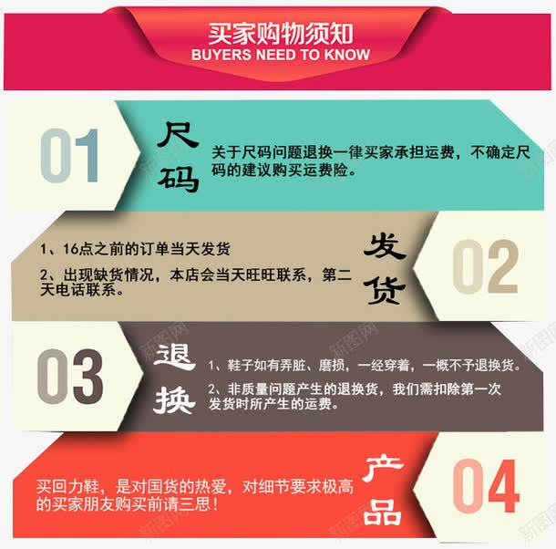 电商买家购物须知png免抠素材_新图网 https://ixintu.com 浜搧 灏虹爜 瑙勫垯 璐 鍙戣揣 鐢靛晢 閫