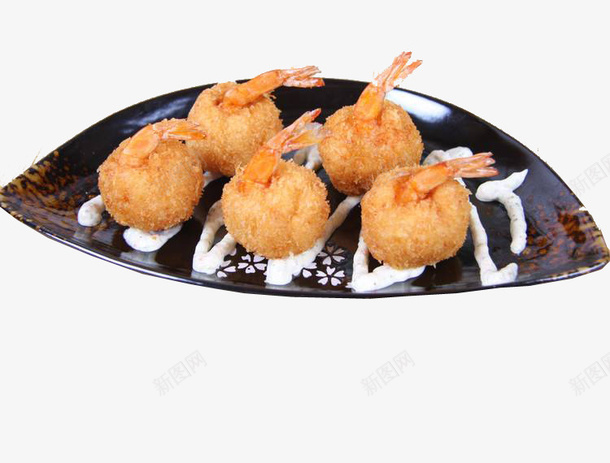 美味炸虾天妇罗png免抠素材_新图网 https://ixintu.com 天妇罗 日式料理 炸虾天妇罗 炸虾球 烹饪 营养 裹炸 鲜嫩美味