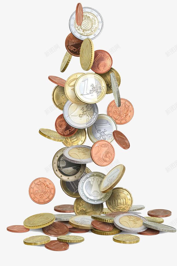 飘洒的硬币金币png免抠素材_新图网 https://ixintu.com 商务金融 硬币 财富投资 金融理财 金融货币 钱