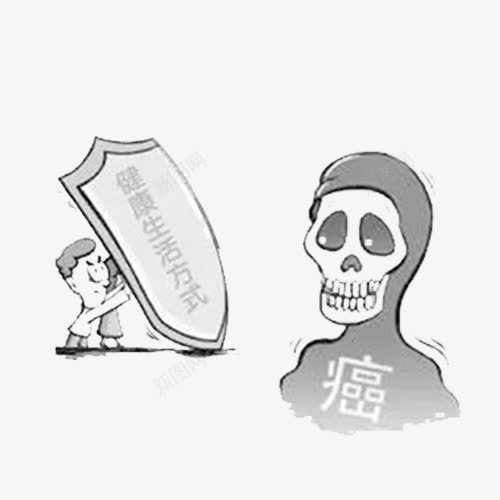 健康生活方式png免抠素材_新图网 https://ixintu.com 不要抽烟 卡通 多吃淀粉类食物 心态平衡 盾 科学运动 远离辐射 预防癌症