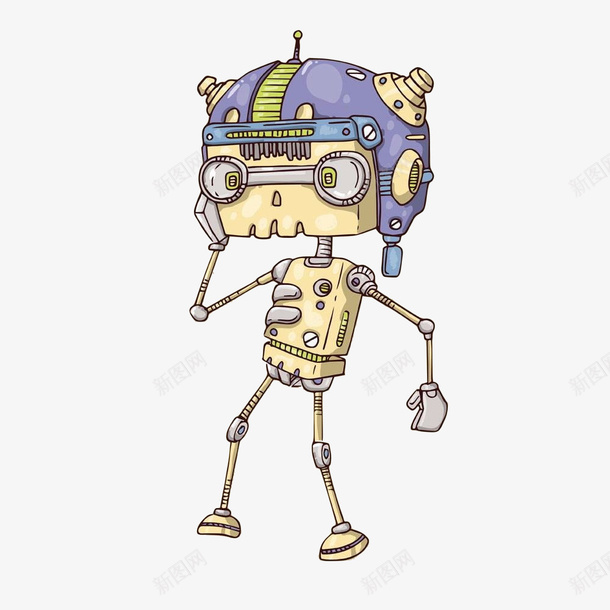 帽子机器人png免抠素材_新图网 https://ixintu.com 人工智能 头像 机器人 机器人头像 机械 科学技术 科幻