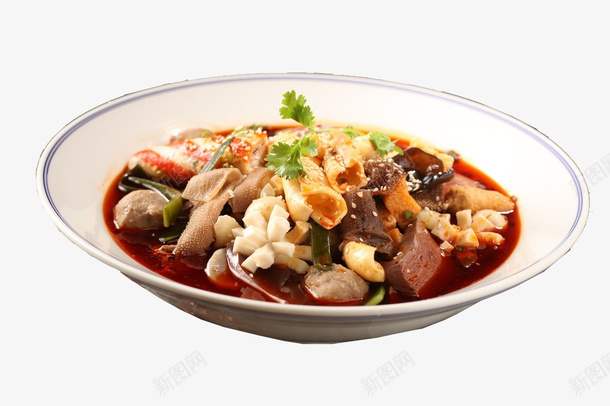 风味红油麻辣烫png免抠素材_新图网 https://ixintu.com 川味 汤底 碗装 红汤 美味 营养 配菜 重庆 重庆麻辣烫 麻辣烫