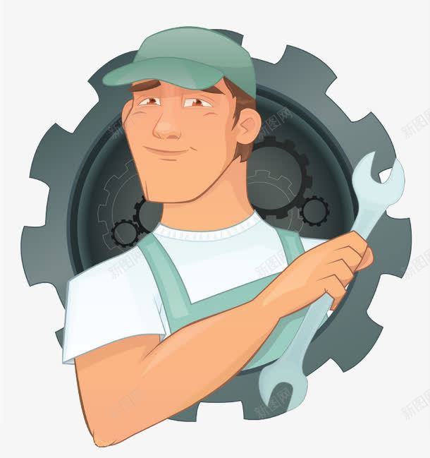 手拿钳子安装工人png免抠素材_新图网 https://ixintu.com 上班族 修理工人 安装工人 手拿钳子安装工人 施工工具 装修工人 装饰工人