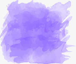 彩色水彩紫色水墨喷彩图高清图片