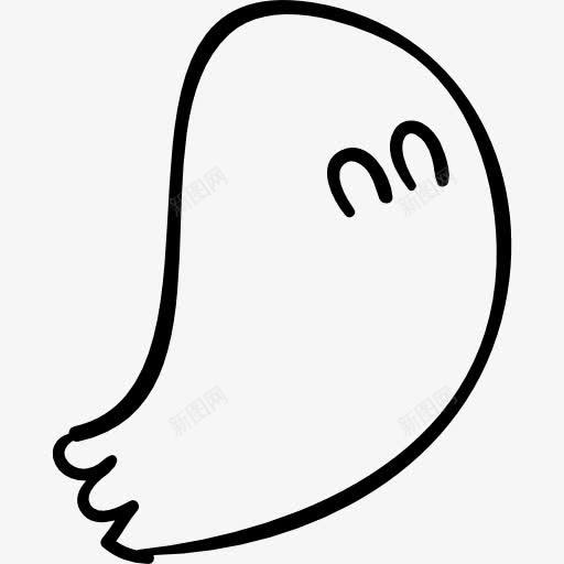 万圣节鬼的轮廓图标png_新图网 https://ixintu.com 万圣节 幽灵 幽灵简笔画 形状 概述 特点 鬼魂