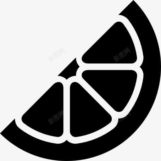 柠檬片图标png_新图网 https://ixintu.com 一半切片 切成片 切片 柠檬 柠檬片 水果 食品 食品和饮料