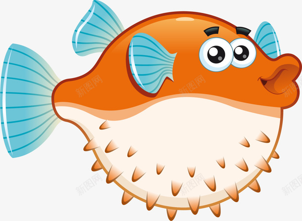 海洋生物吸气的鱼png免抠素材_新图网 https://ixintu.com 卡通小鱼 可爱小鱼 吸气 吸气的鱼 海水鱼 海洋生物 胖嘟嘟