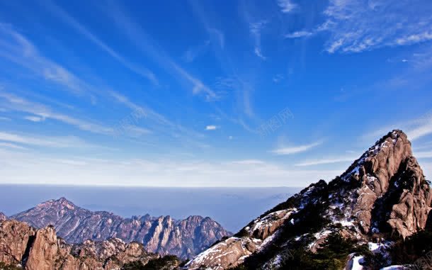 蓝天白云岩石高山jpg设计背景_新图网 https://ixintu.com 岩石 白云 蓝天 高山