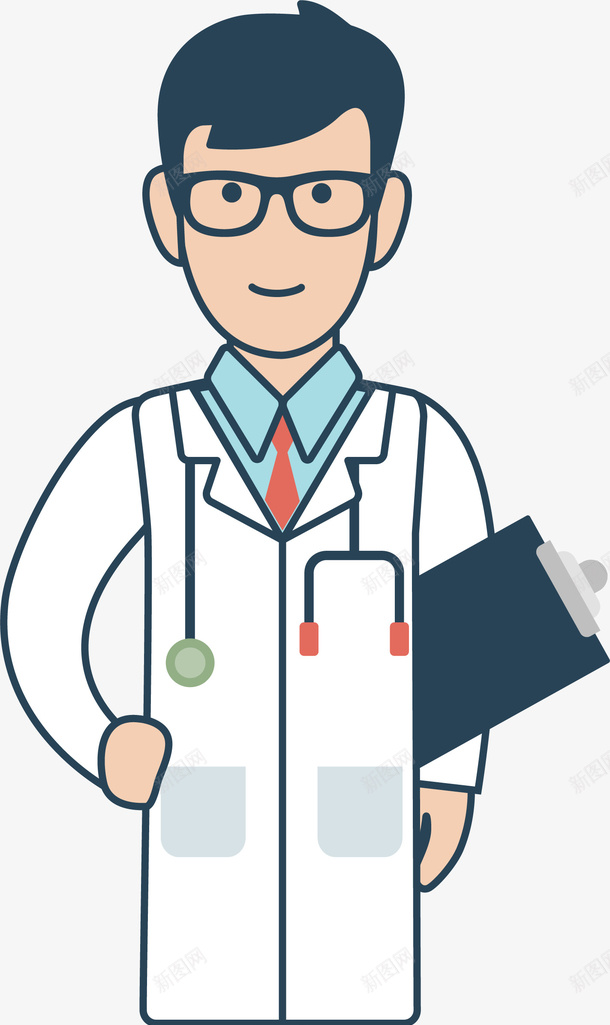 卡通男医生医疗图标png_新图网 https://ixintu.com 医生 医疗 医疗图标 卡通男医生 宣传日 接种 接种疫苗