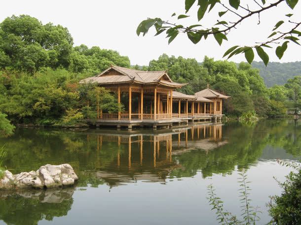 杭州著名曲院风荷png免抠素材_新图网 https://ixintu.com 旅游景区 曲院风荷 杭州 杭州曲院风荷 著名 著名景点