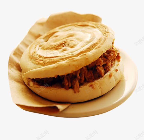 西安肉夹馍png免抠素材_新图网 https://ixintu.com 烧饼 特色小吃 肉夹馍 西安特色小吃 馍