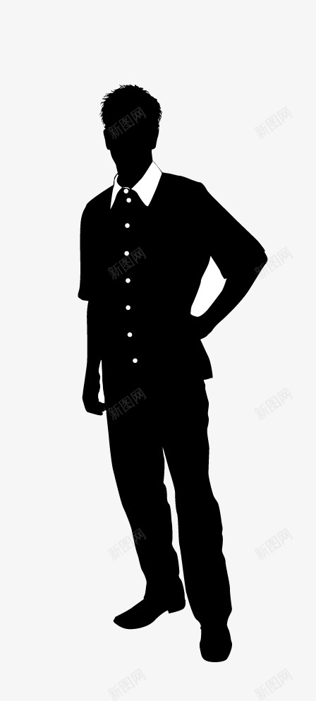 帅气男人剪影矢量图eps免抠素材_新图网 https://ixintu.com 帅气男人剪影 男人剪影 男性模特 矢量男人 矢量图
