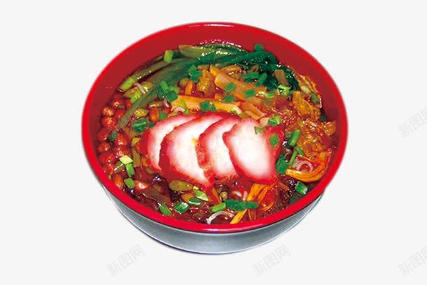 桂林米粉png免抠素材_新图网 https://ixintu.com 叉烧粉 小吃 桂林 米粉 腐竹 辣椒 酸笋