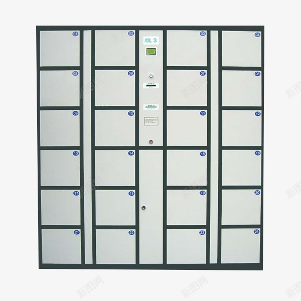白色超市专用储物柜png免抠素材_新图网 https://ixintu.com 储物柜 免费存包 智能储物柜 条码存包 电子储物柜 超市专用 超市储物柜