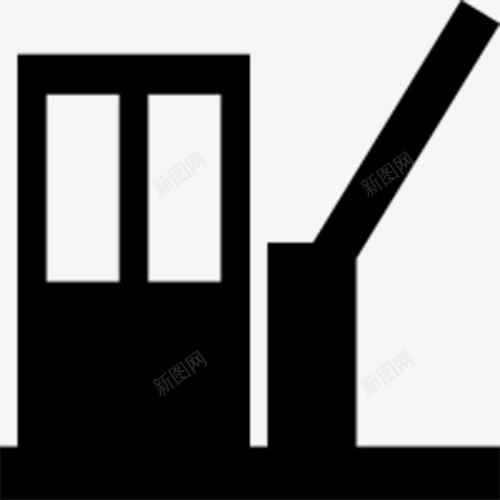 停车场收费站图标png_新图网 https://ixintu.com 停车位 停车场 停车场指示牌 停车场标识 停车收费站 收费站 黑色指示牌