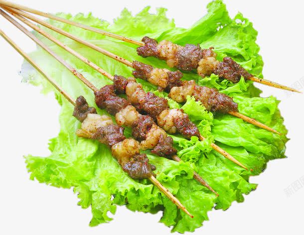 蔬菜烤肉串png免抠素材_新图网 https://ixintu.com 串串香 爱心蔬菜 竹签 羊肉串 菜类图片 香辣串串