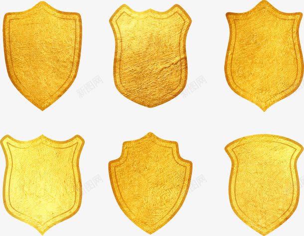 手绘锡箔纸标签png免抠素材_新图网 https://ixintu.com 手绘 标签 金色 锡箔纸