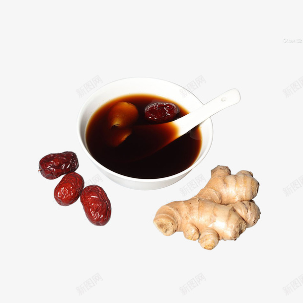 生姜红枣茶png免抠素材_新图网 https://ixintu.com 下午茶 姜茶 实物图 平面设计 生姜加工 生姜红茶 生姜设计 红枣设计 茶饮设计