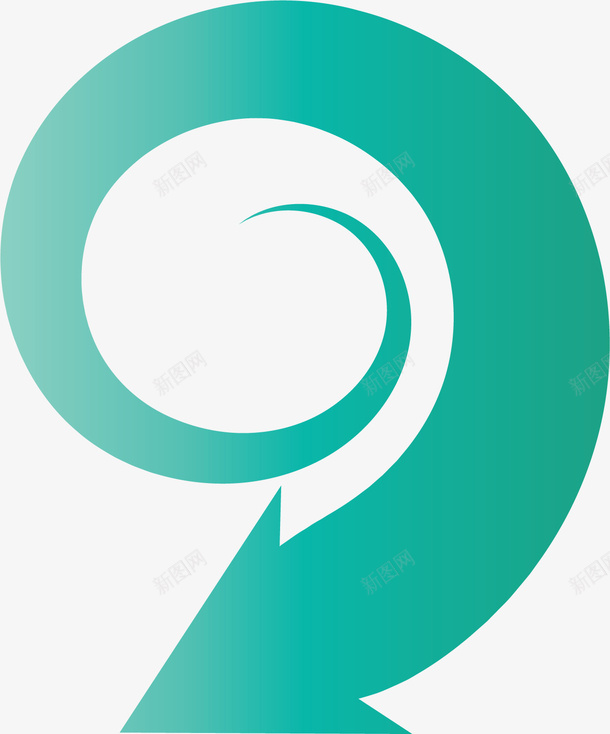 绿色螺旋花纹箭头矢量图ai免抠素材_新图网 https://ixintu.com 矢量png 箭头 绿色箭头 螺旋 螺旋箭头 螺旋花纹 矢量图