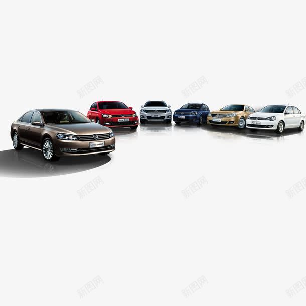 一排汽车高端轿车png免抠素材_新图网 https://ixintu.com 一排汽车 外观美观 安全 性能高 红色 高端汽车 黑色