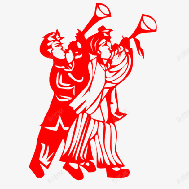精彩陕北秧歌剪纸图png免抠素材_新图网 https://ixintu.com 陕北秧歌 陕北秧歌免扣图 陕北秧歌图 陕北秧歌精彩免扣图 陕北秧歌精彩图 陕北精彩秧歌免扣图
