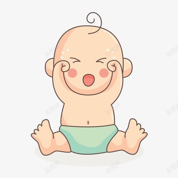 学走路可爱宝宝插画png免抠素材_新图网 https://ixintu.com 可爱宝宝 哭闹 婴幼儿 婴幼儿早教 学走路 教育
