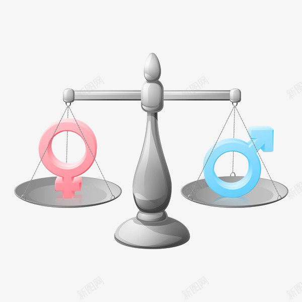 卡通天平性别男女标志平衡图标png_新图网 https://ixintu.com 公平正义的天平 关系 图标 天平 天平的两端 天平砝码 女权主义 平等 性别 性别女 性别男 水平称