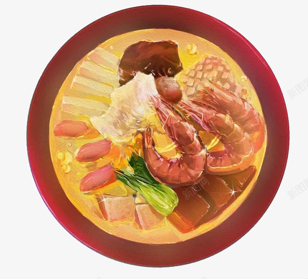 风味手绘麻辣烫png免抠素材_新图网 https://ixintu.com 原料 川味 汤底 美食 营养 设计 重庆麻辣烫 风味 麻辣烫