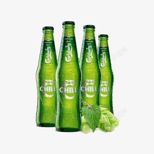 嘉士伯啤酒四瓶png免抠素材_新图网 https://ixintu.com 冰爽啤酒 冰爽节 冰镇啤酒 冰镇饮料 啤酒 嘉士伯啤酒 四瓶 酒水茶饮 酒精
