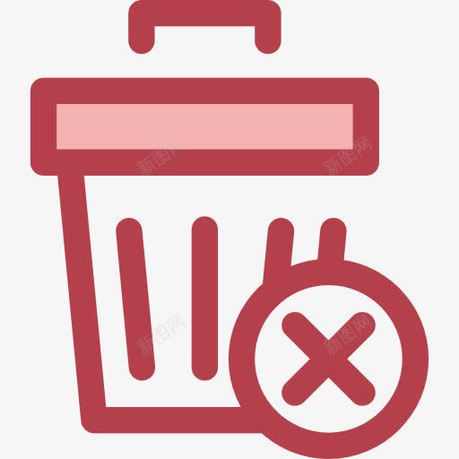 删除图标png_新图网 https://ixintu.com UI 删除界面 垃圾桶 垃圾箱