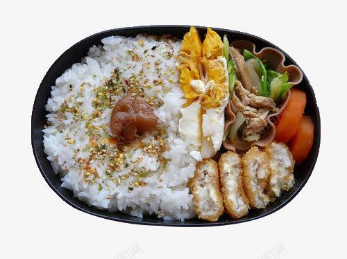 鸡排胡萝卜盖饭png免抠素材_新图网 https://ixintu.com 产品实物 快餐 营养餐