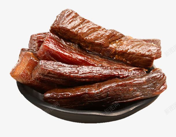 一碗牛肉条png免抠素材_新图网 https://ixintu.com 产品实物 牛肉干 牛肉条