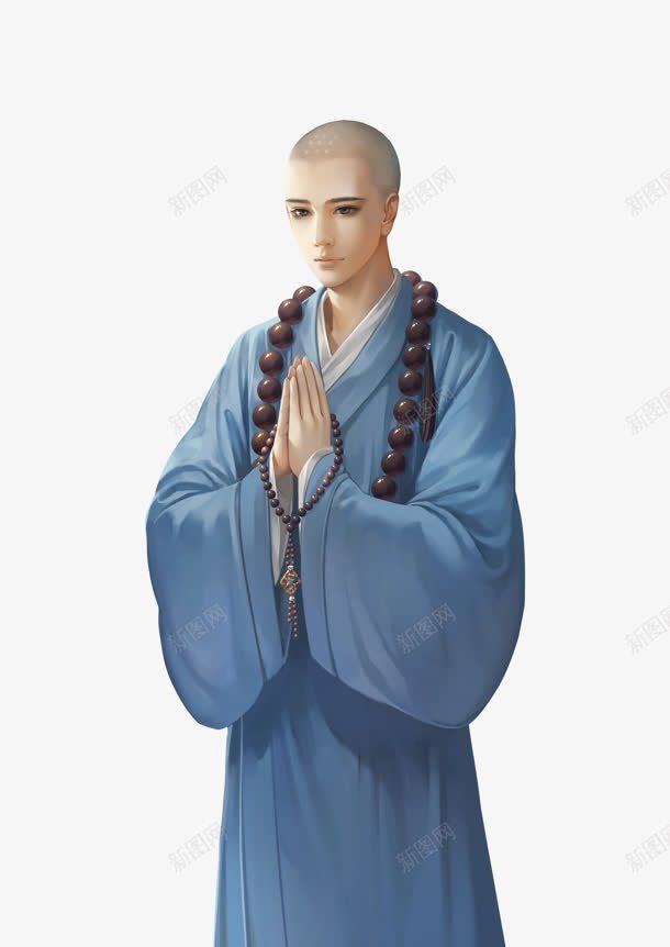 慈悲为怀和尚png免抠素材_新图网 https://ixintu.com 古代 和尚 慈悲