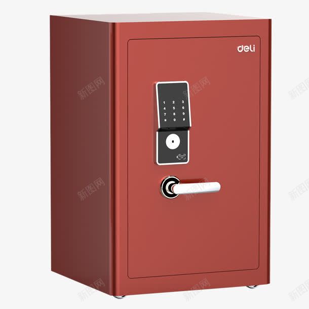 红色手把开锁保险箱png免抠素材_新图网 https://ixintu.com 产品实物 保险箱 手把 红色