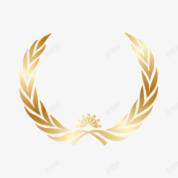 金色树叶花环圈矢量图eps免抠素材_新图网 https://ixintu.com 树叶 花环 金色 金色树叶花环 矢量图