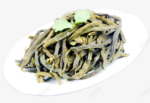 干豆角实物图png免抠素材_新图网 https://ixintu.com 实物 干豆角 盘子 食物