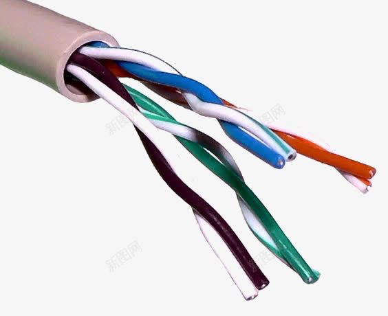 防辐射网线png免抠素材_新图网 https://ixintu.com RJ45网线 光纤 家用网线 比特流 网络传输