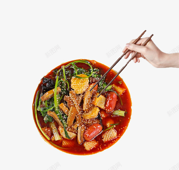 风味红油麻辣烫png免抠素材_新图网 https://ixintu.com 地道美味 川味 汤底 碗装 红汤 营养 配菜 重庆麻辣烫 风味小吃 麻辣烫