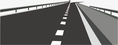 高速公路png免抠素材_新图网 https://ixintu.com 中间线 公路 护栏 斑马线 逼真 马路 高速 高速路