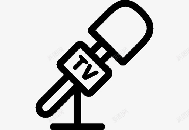 广播媒体宣传图标png_新图网 https://ixintu.com 人物采访 免抠 卡通手绘 媒体传播 媒体宣传 广告宣传 插画 新闻采访