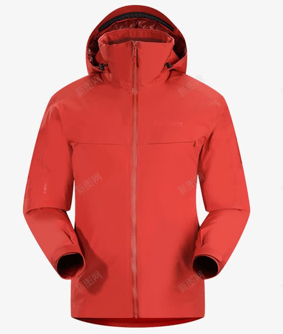 户外滑雪羽绒服png免抠素材_新图网 https://ixintu.com 产品实物 时尚 男装 白鸭绒 红色 羽绒服