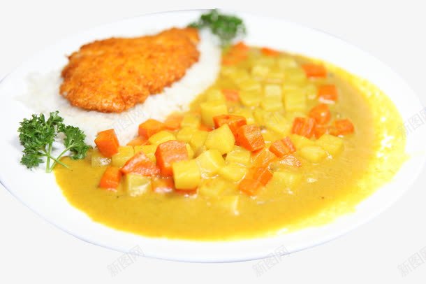 咖喱土豆胡萝卜鸡排饭png免抠素材_新图网 https://ixintu.com 楦帓 楦帓楗 瑗块 绫抽 鍦熻眴