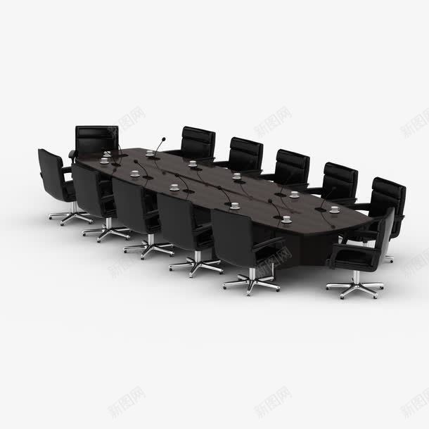 棕色大型方形会议桌png免抠素材_新图网 https://ixintu.com 会议桌 会议桌子 方形 方形会议桌 桌子 棕色大型方形会议桌